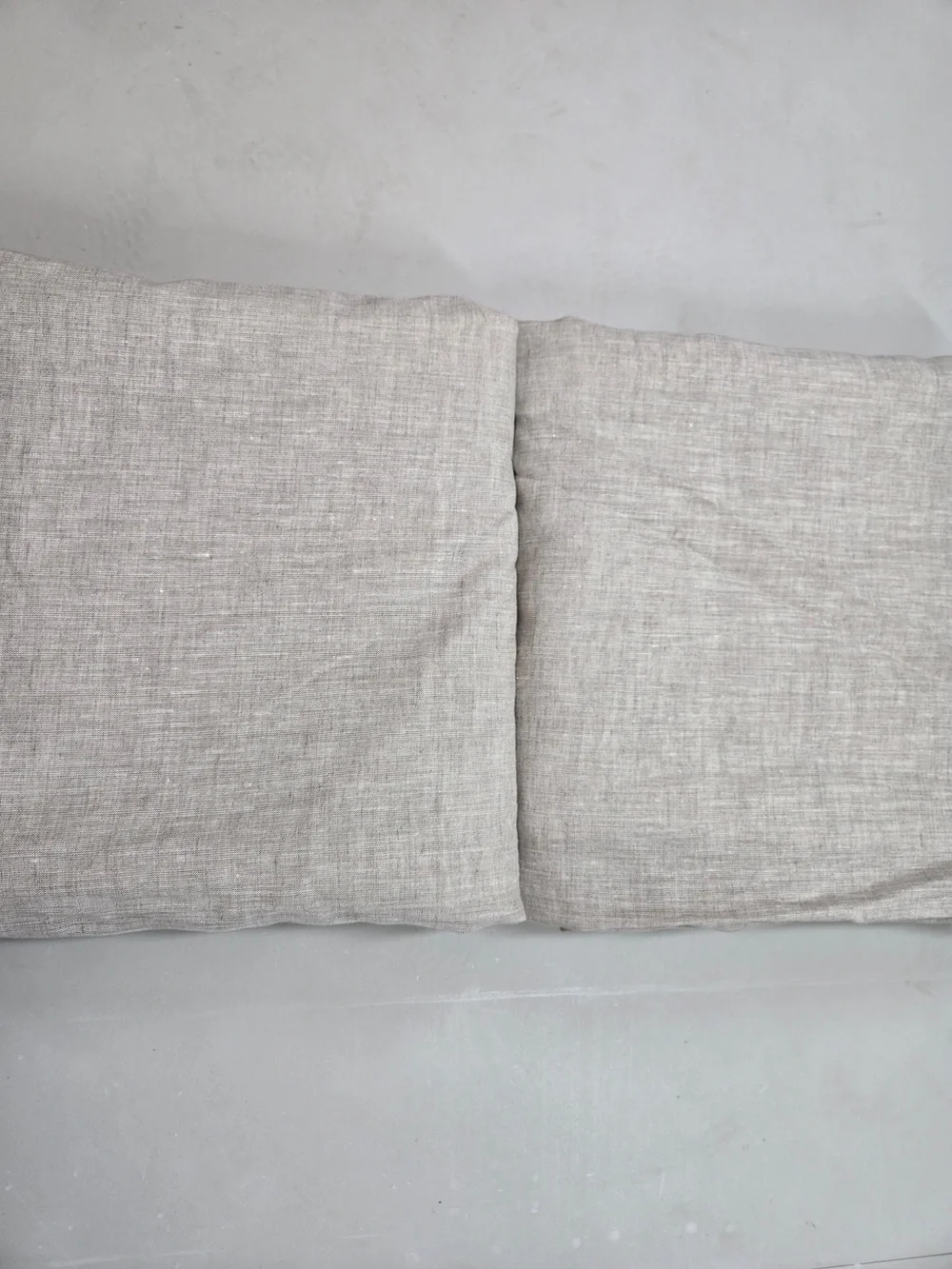 QUINCE Set Of 2 48x96 European Linen Curtains Flax 0015